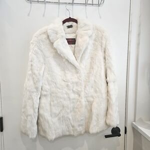 Natural Vintage Ferraro Rabbit Fur Blazer